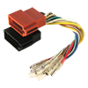 CH-8.108 - Chicote para Rádio/CD 16vias - 2Conec. 8vias - VW, GM, FIAT c/ Terminal Bullet - Emb. 1pç