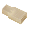 CN-5.014 - Luva para Terminal Macho Curto 6,3mm com trava para fio 1,0 à 2,5mm² - Emb. 100pç