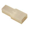 CN-5.015 - Luva Longa para Terminal Macho Curto 6,3mm com trava para fio 1,0 à 2,5mm² - Emb. 100pç