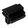 CN-5.033 - Conector RELÉ 5 vias p/ Terminais Fêmea 2 vias 6,3mm e 3 vias 9,5mm c/ trava - Emb. 10pç