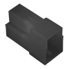 CN-5.091 - Conector Preto 3 vias para Terminal Macho 6,3mm com trava - Emb. 10pç
