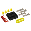 KT-7.035 - Kit Chicote Reparo Medidor Bomba Combustível, Atuador Marcha Lenta - 4 Vias - Emb. 1 kit