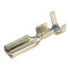 TE-4.004-E/10 - Terminal Fêmea 2,8 x 0,8mm com trava para fio 0,5 à 1,0mm² (Estanhado) - Emb. 10pç