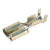 TE-4.007-E - Terminal Fêmea 4,8 x 0,8mm sem trava para fio 0,5 à 1,0mm² (Estanhado) - Emb. 100pç