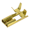 TE-4.010-S - Terminal Fêmea Bandeira 4,8 x 0,8mm para fio 0,5 à 1,0mm² - Emb. 100pç