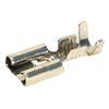 TE-4.013-E - Terminal Fêmea 6,3 x 0,8mm com trava para fio 1,0 à 2,5mm² (Estanhado) - Emb. 100pç