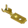 TE-4.016-S - Terminal Macho Curto 6,3 x 0,8mm com trava para fio 1,0 à 2,5mm² - Emb. 100pç