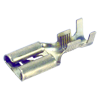 TE-4.021-E - Terminal Fêmea 9,5 x 0,5mm com trava para fio 2,5 à 6,0mm² (Estanhado) - Emb. 100pç