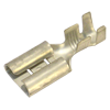 TE-4.052-E - Terminal Fêmea 9,5 x 0,5mm sem trava para fio 2,5 à 6,0mm² (Estanhado) - Emb. 100pç