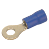 TE-4.306-E/10 - Terminal Olhal 5mm Azul para fio 1,5 à 2,5mm² (Estanhado) - Emb. 10pç